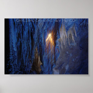 Heller Glanz durch Drapierung Poster