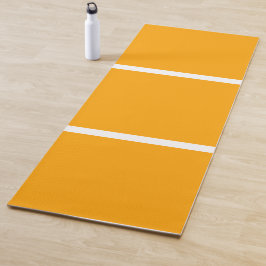 Heller, goldgelber, weißer Farbblock Yogamatte