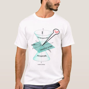 Heller Kegel-Raum u. setzen Zeit Sie sind hier T-Shirt