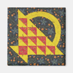 Heller Korb-Steppdeckenblock Magnet