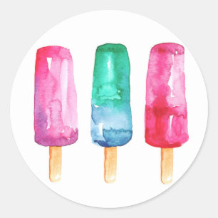 Heller kundengebundener Aufkleber der Popsicles.