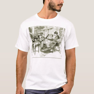 Heller kurzer das Selleve der Sommer-Abends-Männe T-Shirt