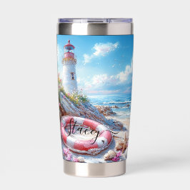Heller KüstenTag – Leuchtturm und Charme der Meere Thermobecher