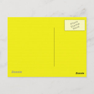 Heller Neon Gelber Hintergrund auf der Postkarte