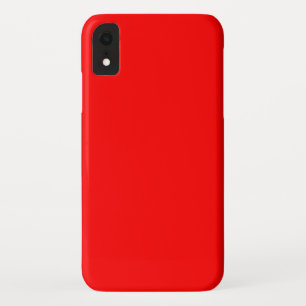 Heller roter Solid-Farbhintergrund iPhone XR Hülle