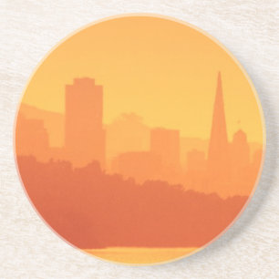 Heller San Francisco Sonnenuntergang Getränkeuntersetzer