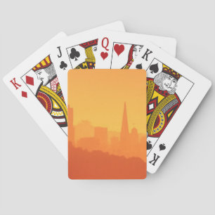 Heller San Francisco Sonnenuntergang Spielkarten