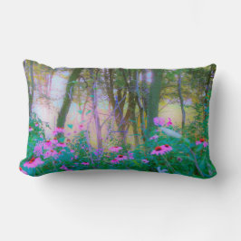 Heller Sonnenaufgang mit rosa Türmen in meinem Gar Lendenkissen