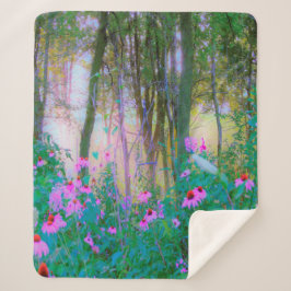 Heller Sonnenaufgang mit rosa Türmen in meinem Gar Sherpadecke