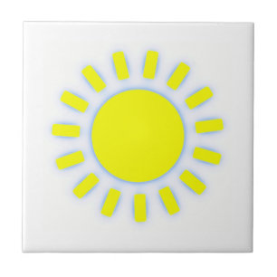 Heller Sonnenschein Fliese