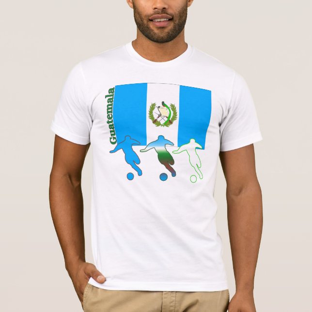 Heller T - Shirt Fußball-Guatemalas (Vorderseite)