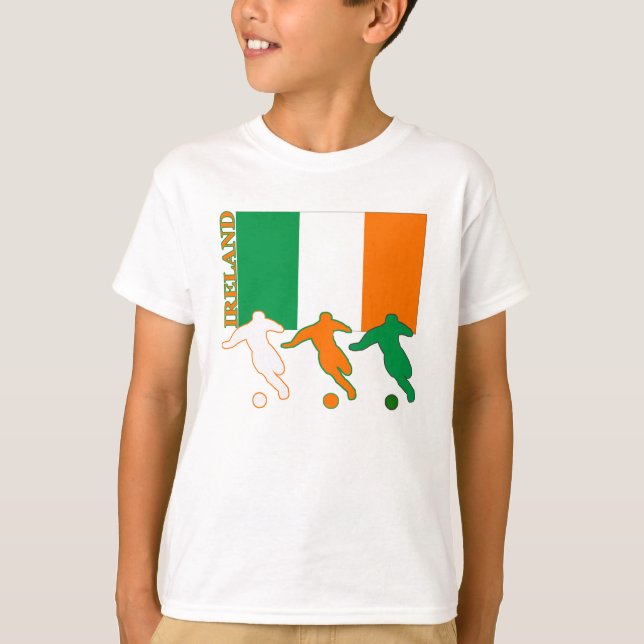 Heller T - Shirt Fußball-Irlands (Vorderseite)