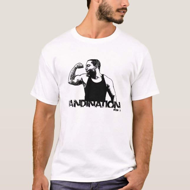 Heller T - Shirt Johnny Landin "Landination" (Vorderseite)