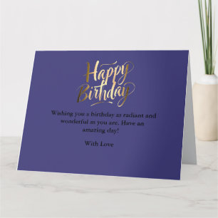 Heller und fröhlicher Geburtstag Karte