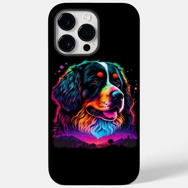 Heller und schöner Berner Hund Case-Mate iPhone Hülle (Rückseite)