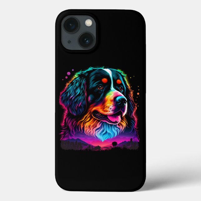 Heller und schöner Berner Hund Case-Mate iPhone Hülle (Rückseite)