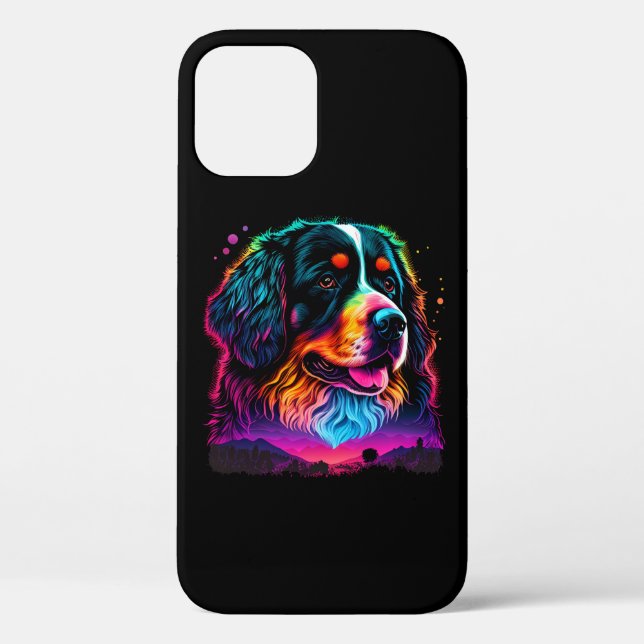 Heller und schöner Berner Hund Case-Mate iPhone Hülle (Rückseite)