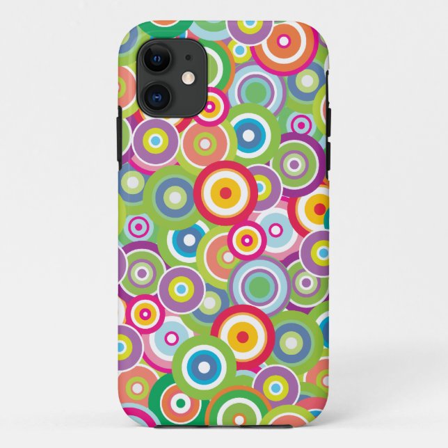 Heller Vektor kreist Fall ein Case-Mate iPhone Hülle (Rückseite)