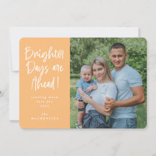 Hellere Tage stehen vor dem neuen Foto Feiertagskarte