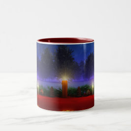 Hellere Visions-WeihnachtsTasse Zweifarbige Tasse