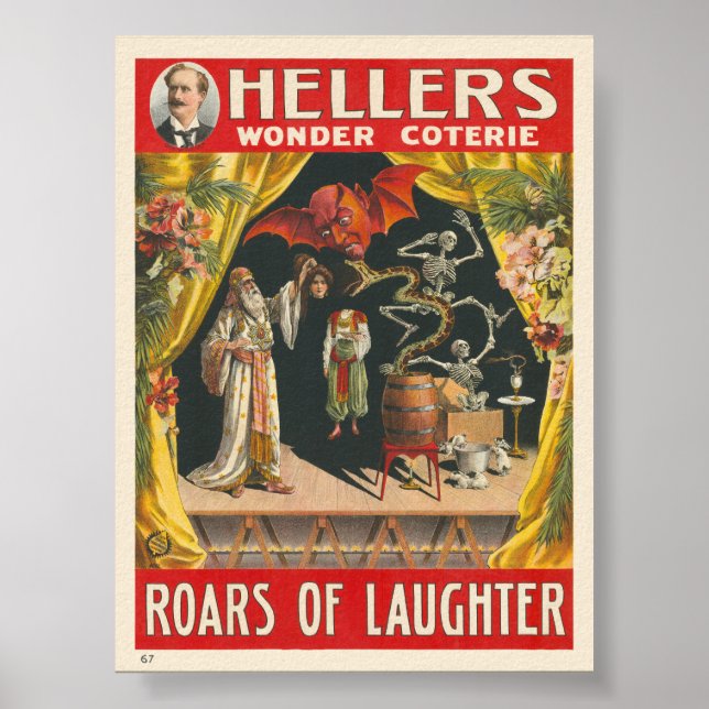 Hellers Wonder Coterie Vintage Poster (Vorne)