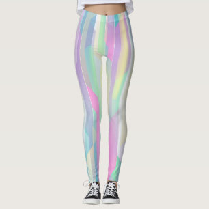 helles abstrakt gefärbt leggings