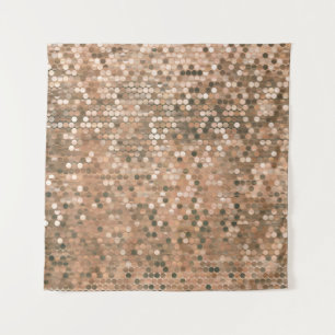 Helles abstraktes Mosaik Vintager Hintergrund mit  Wandteppich