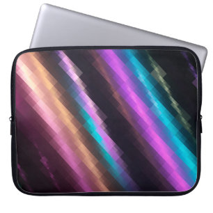Helles abstraktes Mosaikmosaik mit mehrfarbigem Hi Laptopschutzhülle