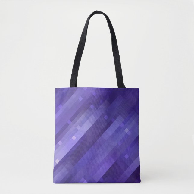 Helles abstraktes Mosaikviolett mit Glos (Vorderseite)