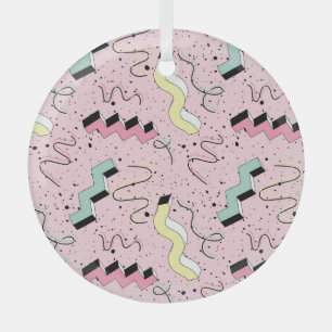 Helles abstraktes Retro-Muster, nahtlos. Ornament Aus Glas