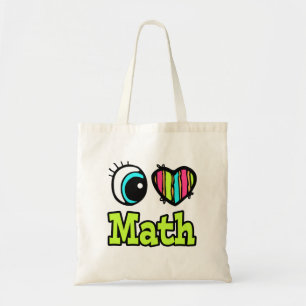 Helles Auge Herz I Liebe Mathematik Tragetasche