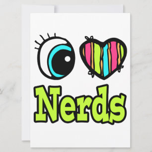 Helles Auge Herz I Liebe Nerd