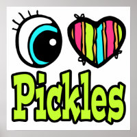 Helles Augenherz I Liebe Pickles