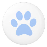 Helles Baby-Blau-Tatzen-Druck pawprint