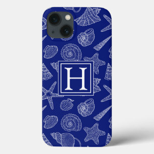 Helles blaues Muschel-Muster addieren Ihre Case-Mate iPhone Hülle