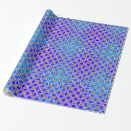 Helles blaues Weihnachtsgeschenk Wrapping Paper Geschenkpapier