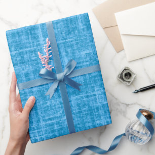 Helles Blaules Geschenkpapier
