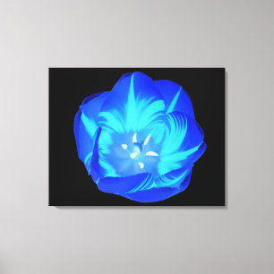 Helles Blue Tulip Canvas Print Leinwanddruck