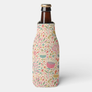 Helles Blumenmuster Flaschenkühler