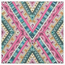 Helles Boho buntes abstraktes Stammes- Muster