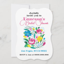 Helles Bouquet. Einladung