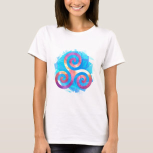 Helles bretonisches triskel T-Shirt