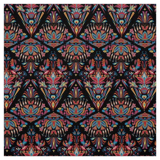 Helles, buntes geometrisches Muster der Blumentrad Stoff (Muster)