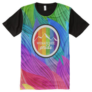 Helles buntes Stolz-T-Shirt T-Shirt Mit Bedruckbarer Vorderseite