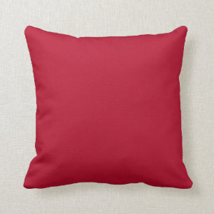 Helles Crimson Red Solid Trend Farbe Hintergrund Kissen