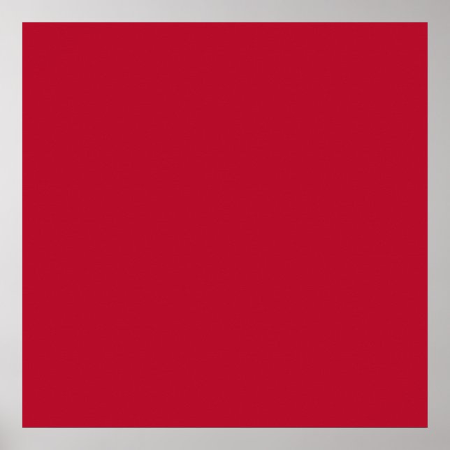 Helles Crimson Red Solid Trend Farbe Hintergrund Poster (Vorne)