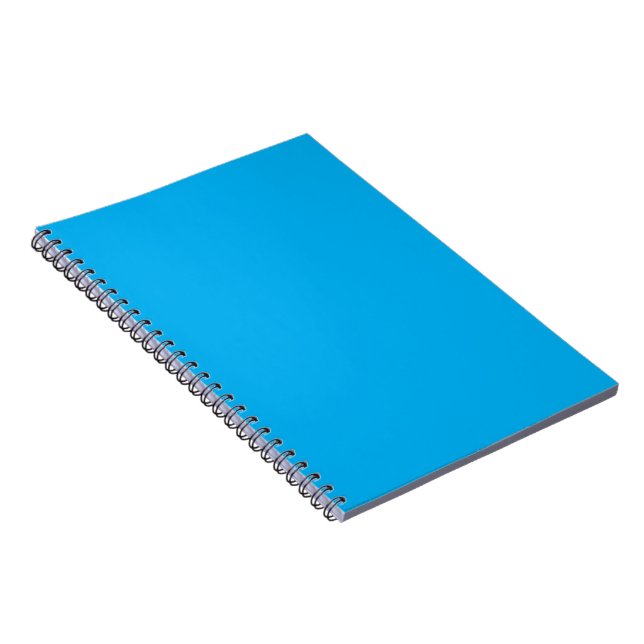 Helles Cyan minimalistisches Produktivitätsnotizbu Notizblock (Rechte Seite)