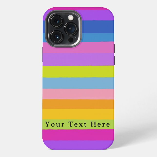 Helles Design der Streifen iPhone Hülle (Rückseite)