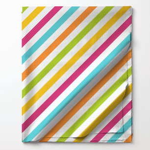 Helles Diagonal-Regenbogenmuster Stoff