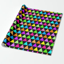 Helles Dreieck Groovy Druck Geschenkverpackungspap